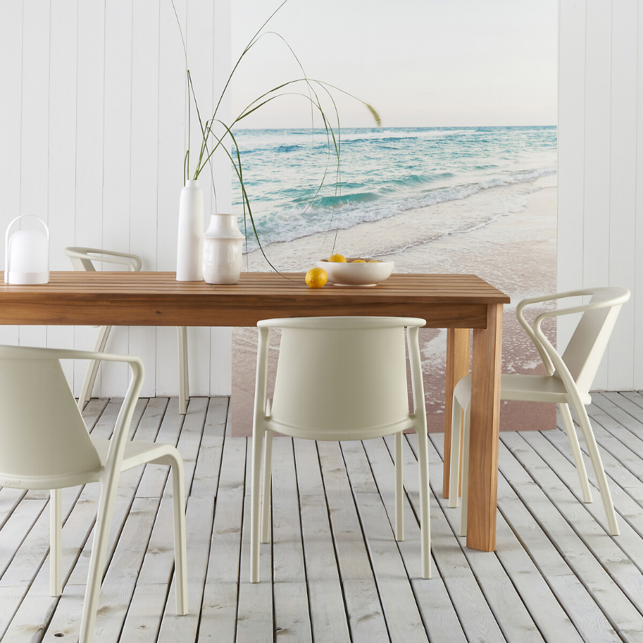 Lot de 2 fauteuils en polypropylène, Predsida