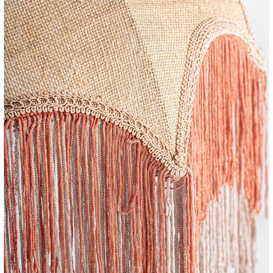 Lustre suspendu en jute style provençal
