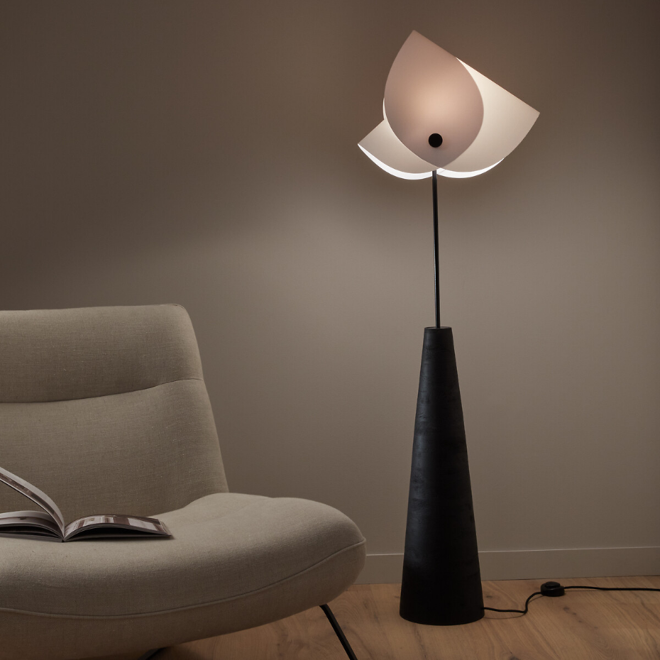 Lampadaire, Orukami, design Emmanuel Gallina
