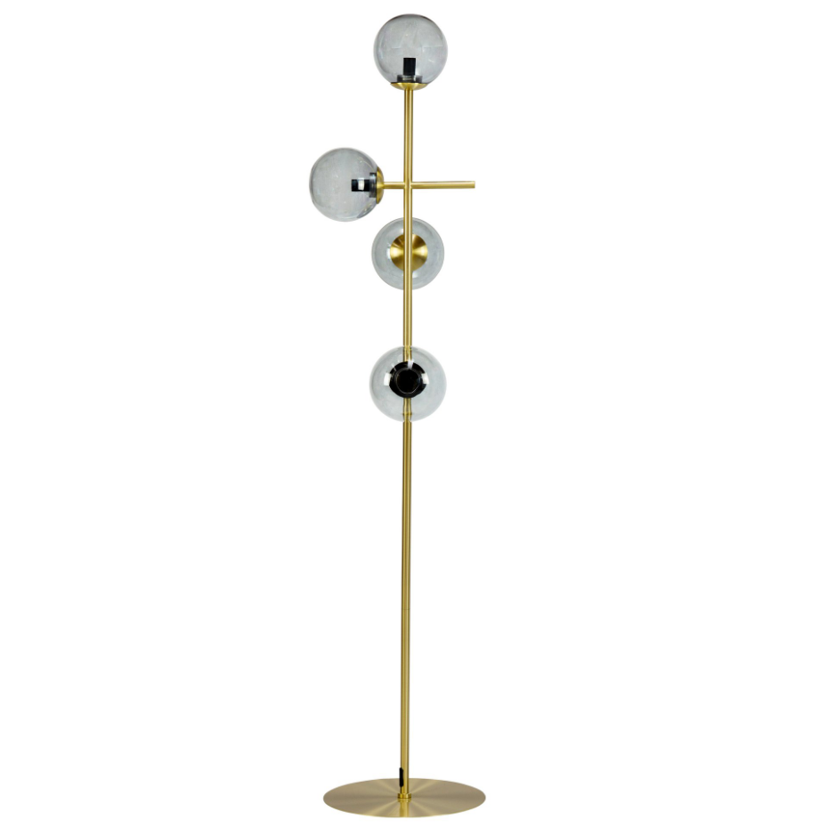 Lampadaire en Verre et Métal COMO