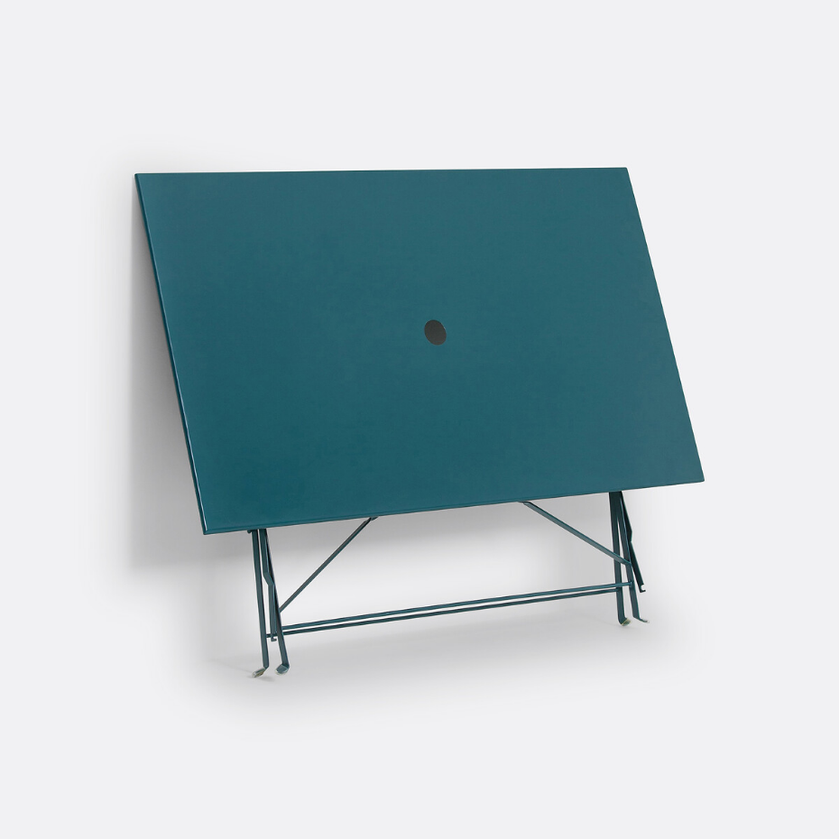 Table pliante rectangulaire, métal fer Ozevan