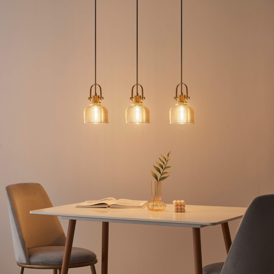 Suspension Design Vintage en Verre - VELA