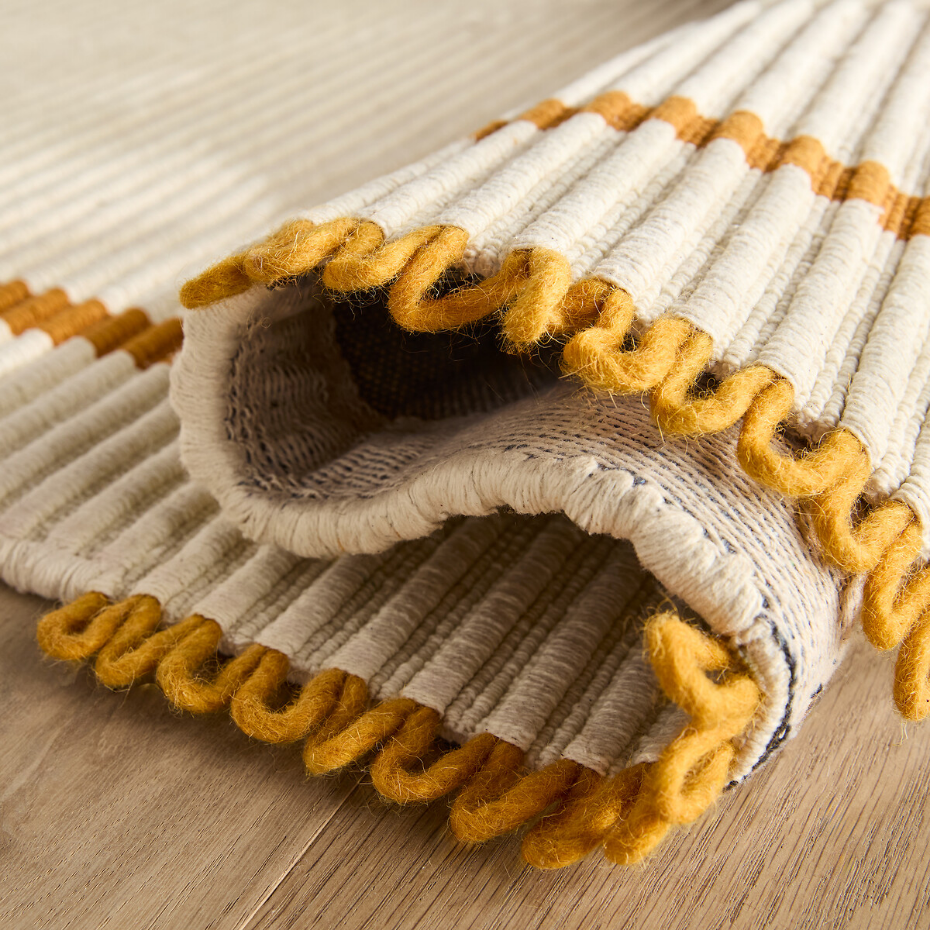 Tapis tissé main, 67% coton, Uksi