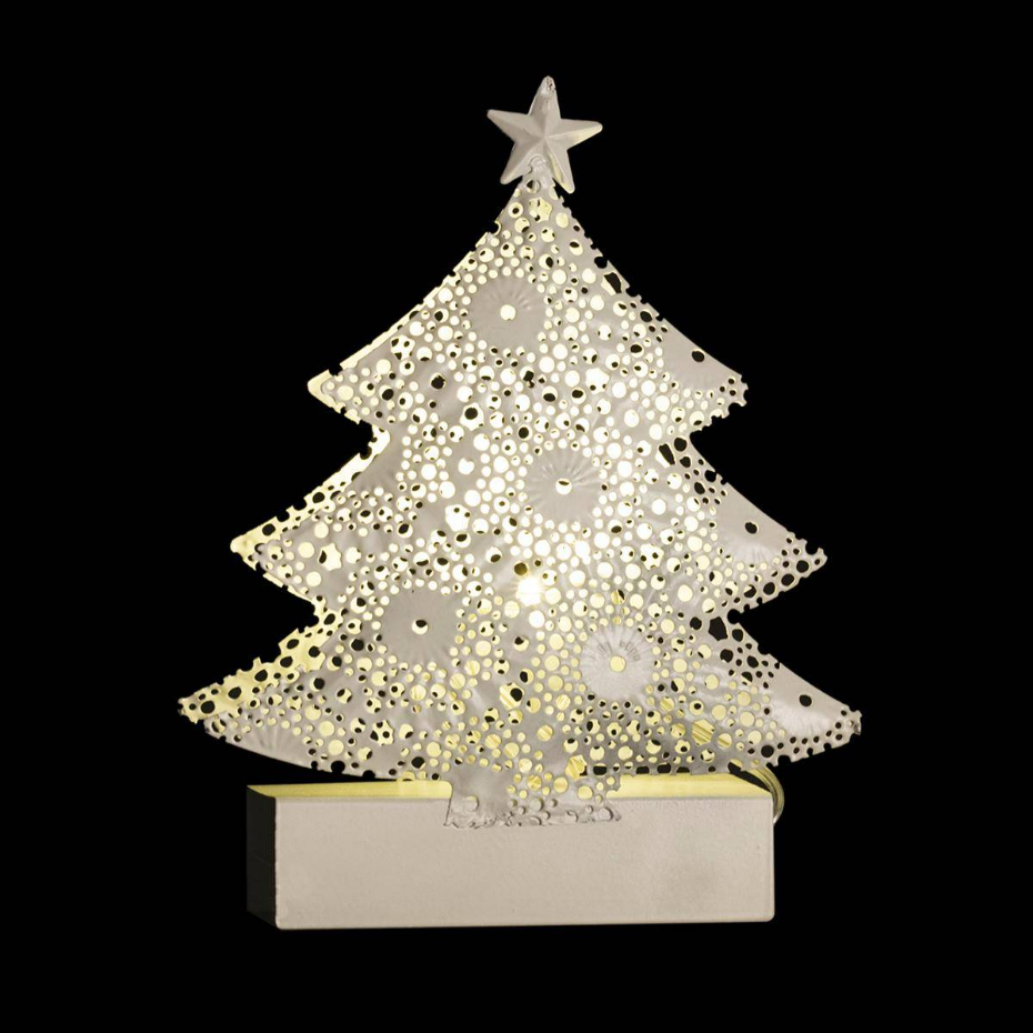 Sapin lumineux 2 LED blanc chaud