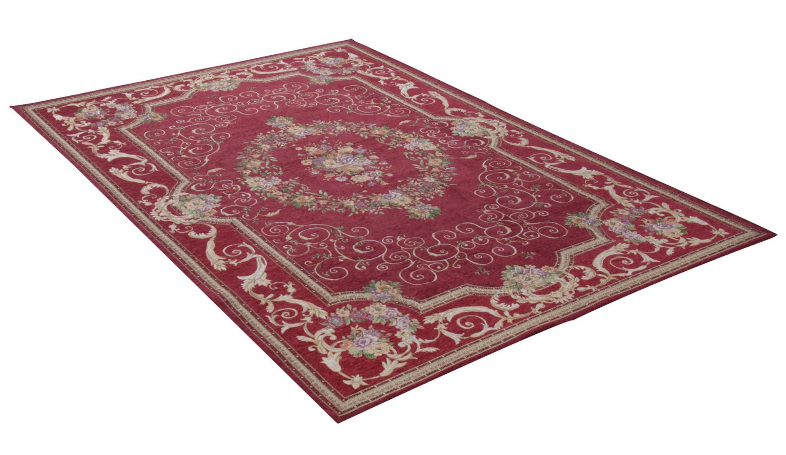 Tapis floral Flomi Florentina, tissé, plat