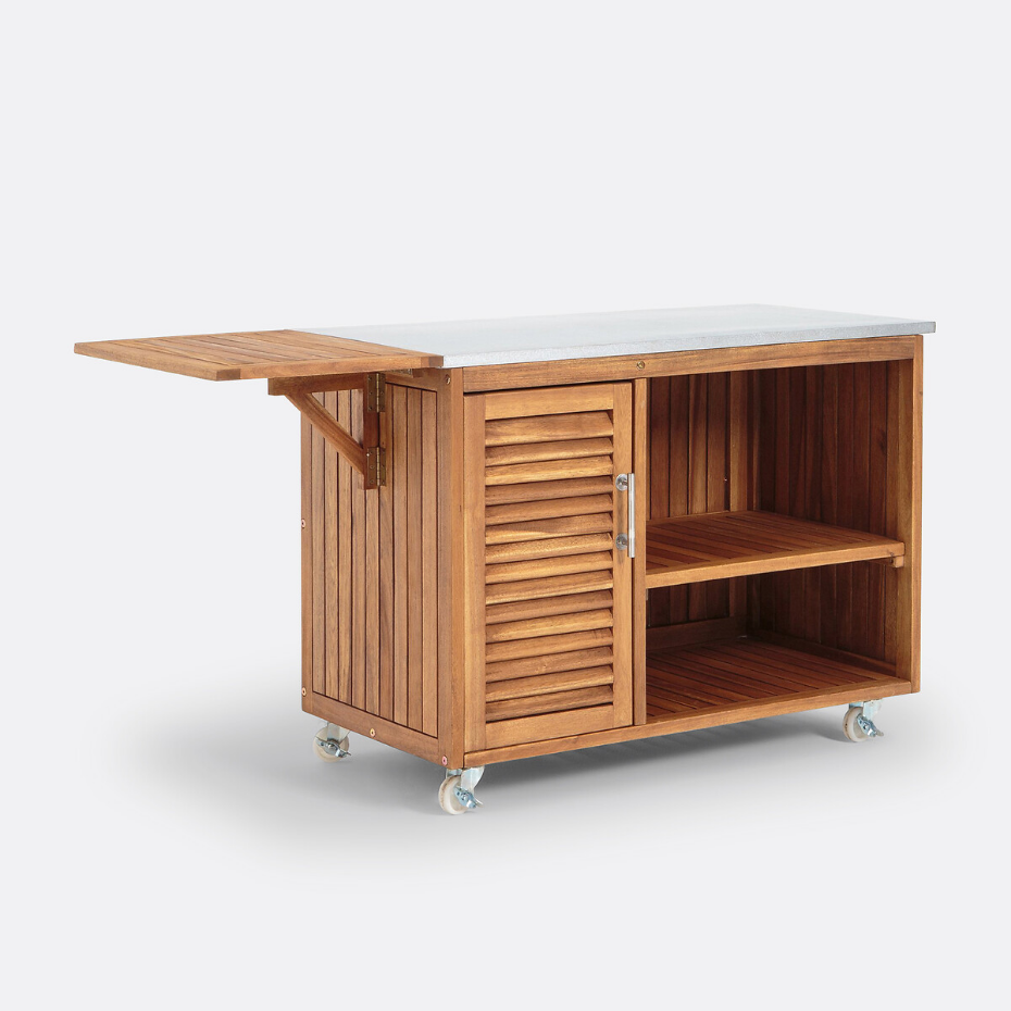 Desserte de jardin pour plancha, Maclor