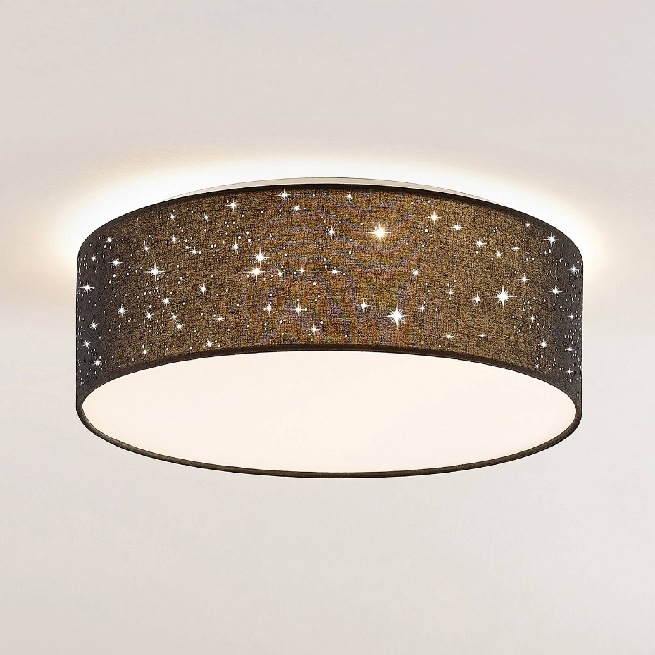 Plafonnier en textile moderneLED, Ellamina