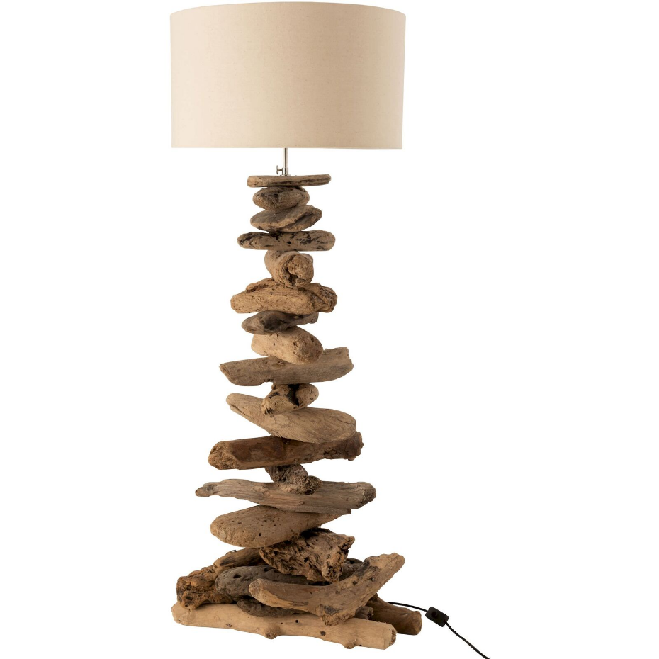 Lampadaire en bois pour salon