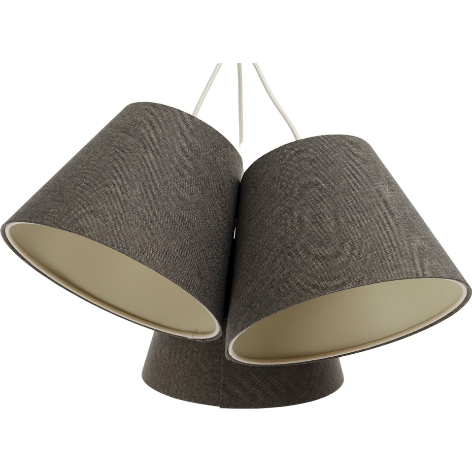 Suspension ronde en tissu style boho élégant