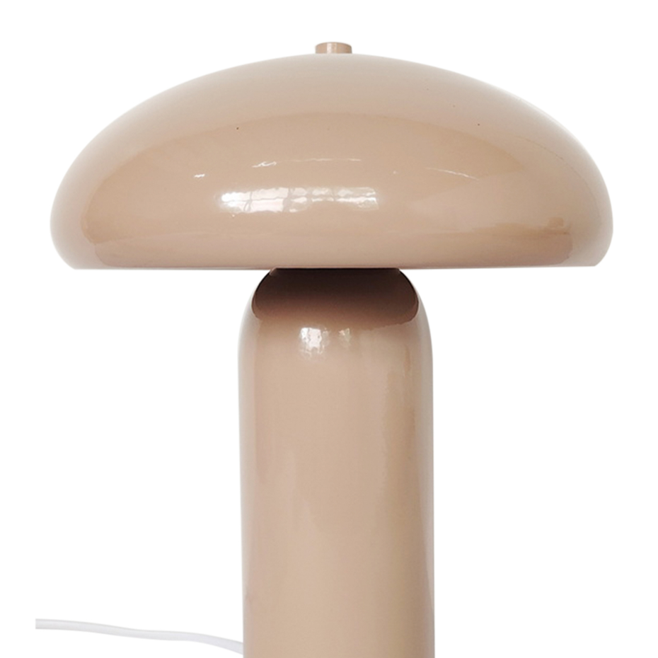 Lampe décorative en métal au design arrondi