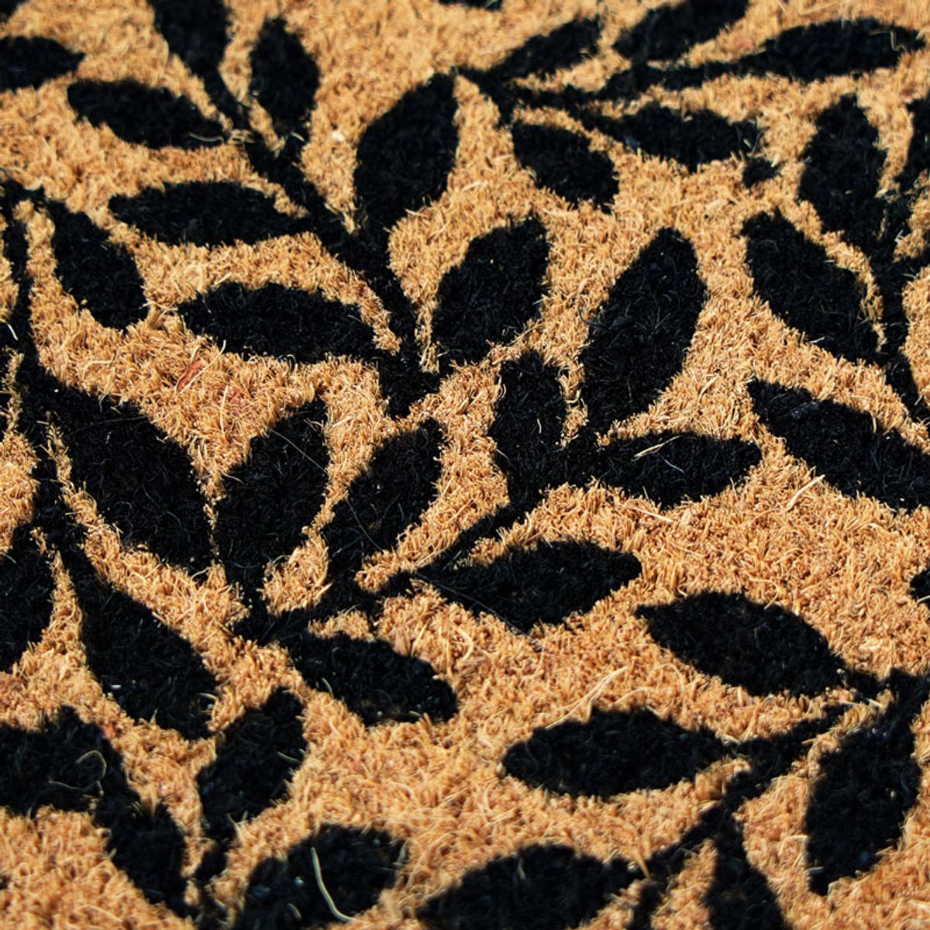 Paillasson en fibre de coco motif brindilles