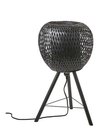 Lampe à poser en bambou forme pomme