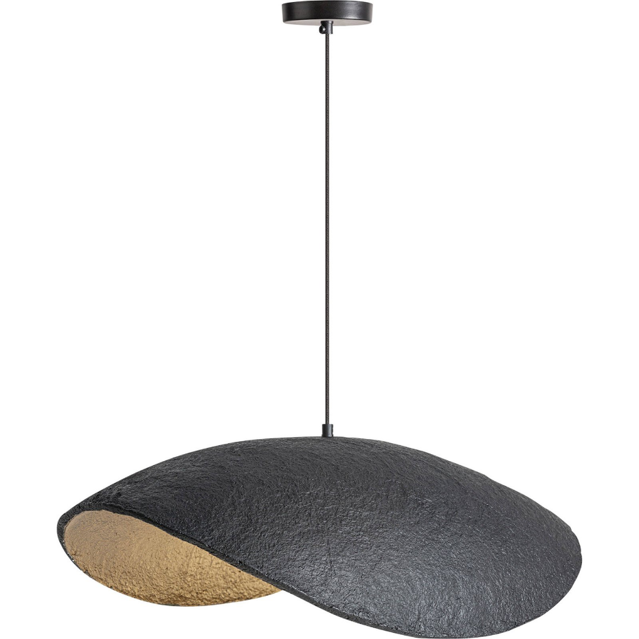 Lustre contemporain en fer  finition sablée