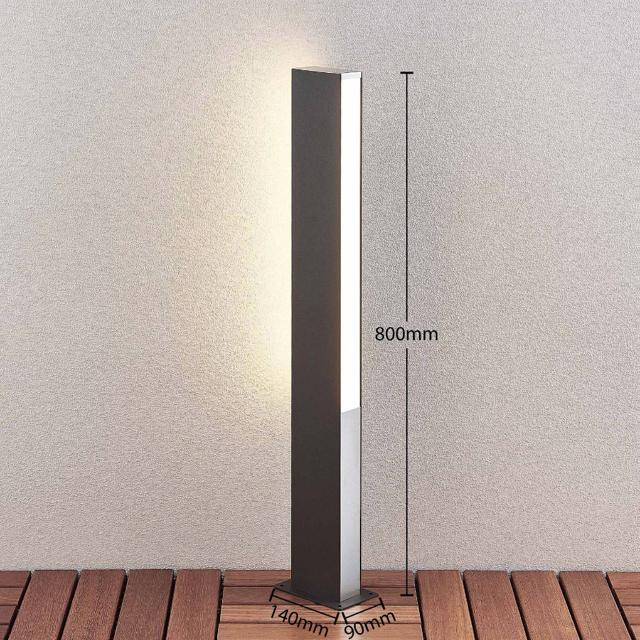 Luminaire extérieur en inox moderneLED