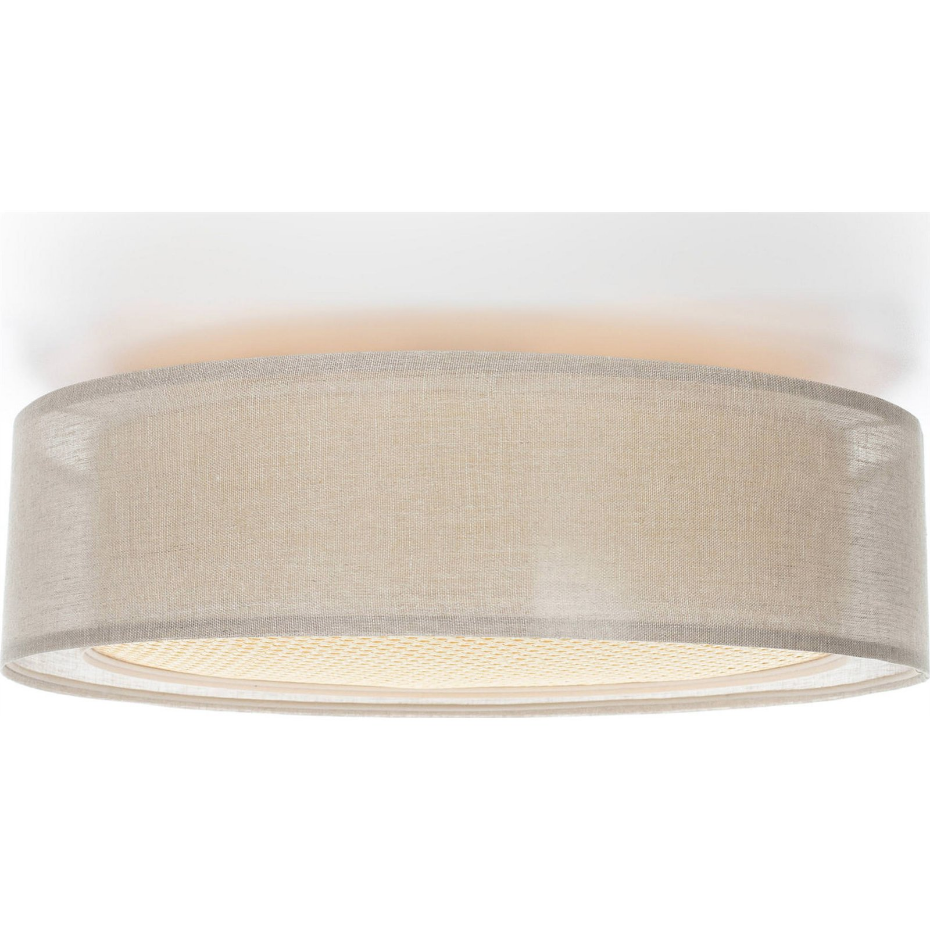 Plafonnier rond en tissu design moderne Puro