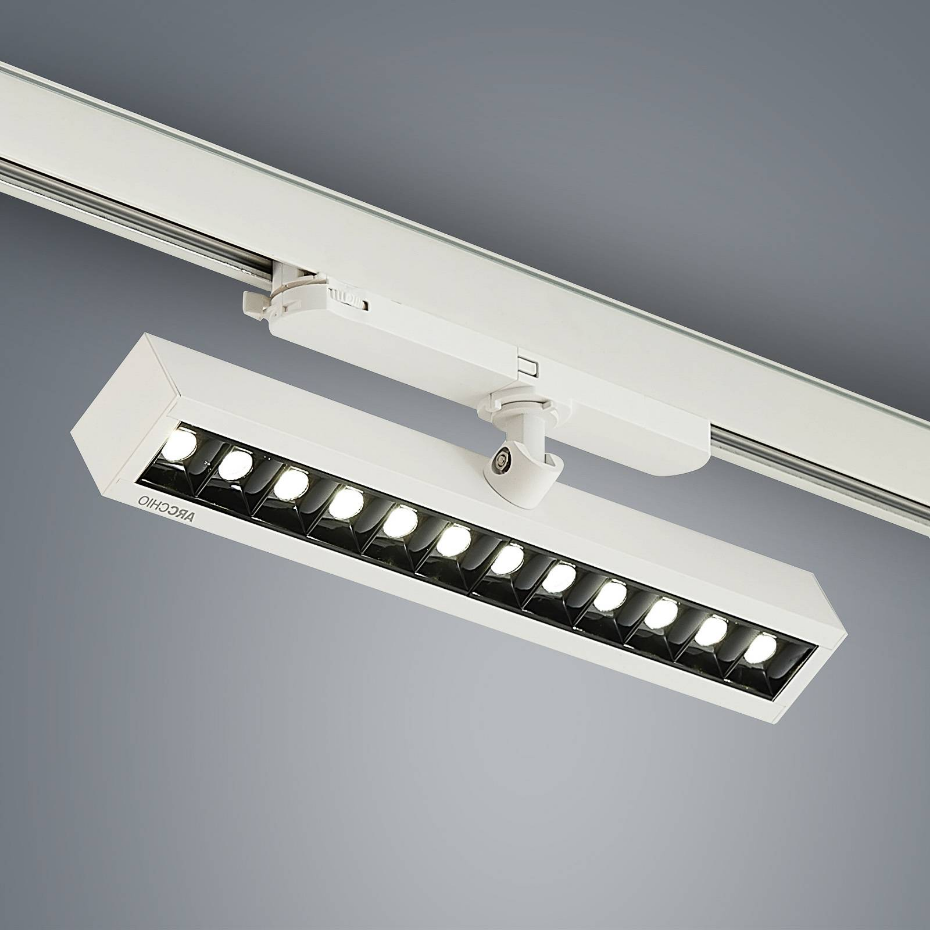 Projecteur pour rail électrique en aluminiumLED