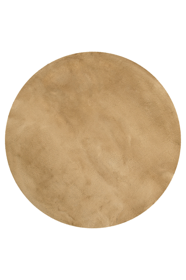 Tapis rond très moelleux à poils longs ,  Alice