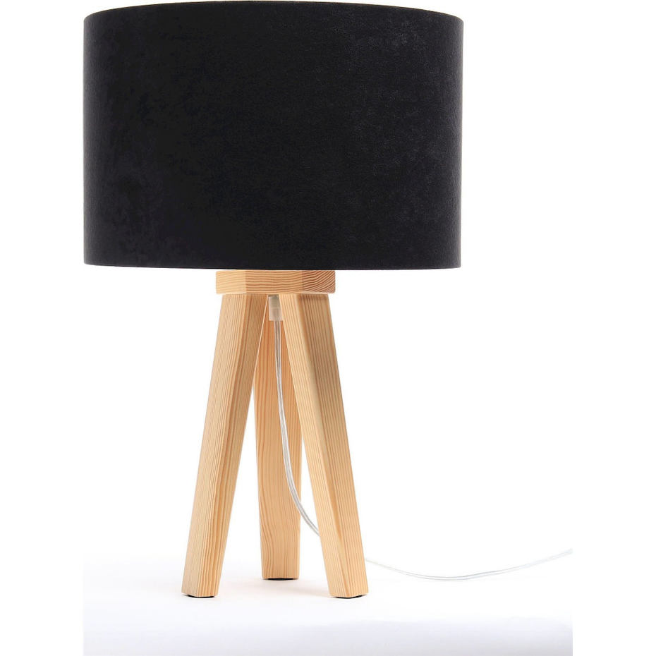 Lampe de chevet en bois Glamour