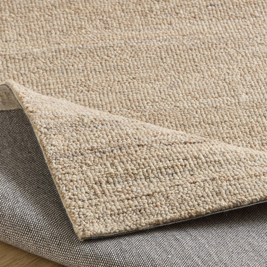 Tapis UNI en laine tufté main dans des couleurs douces
