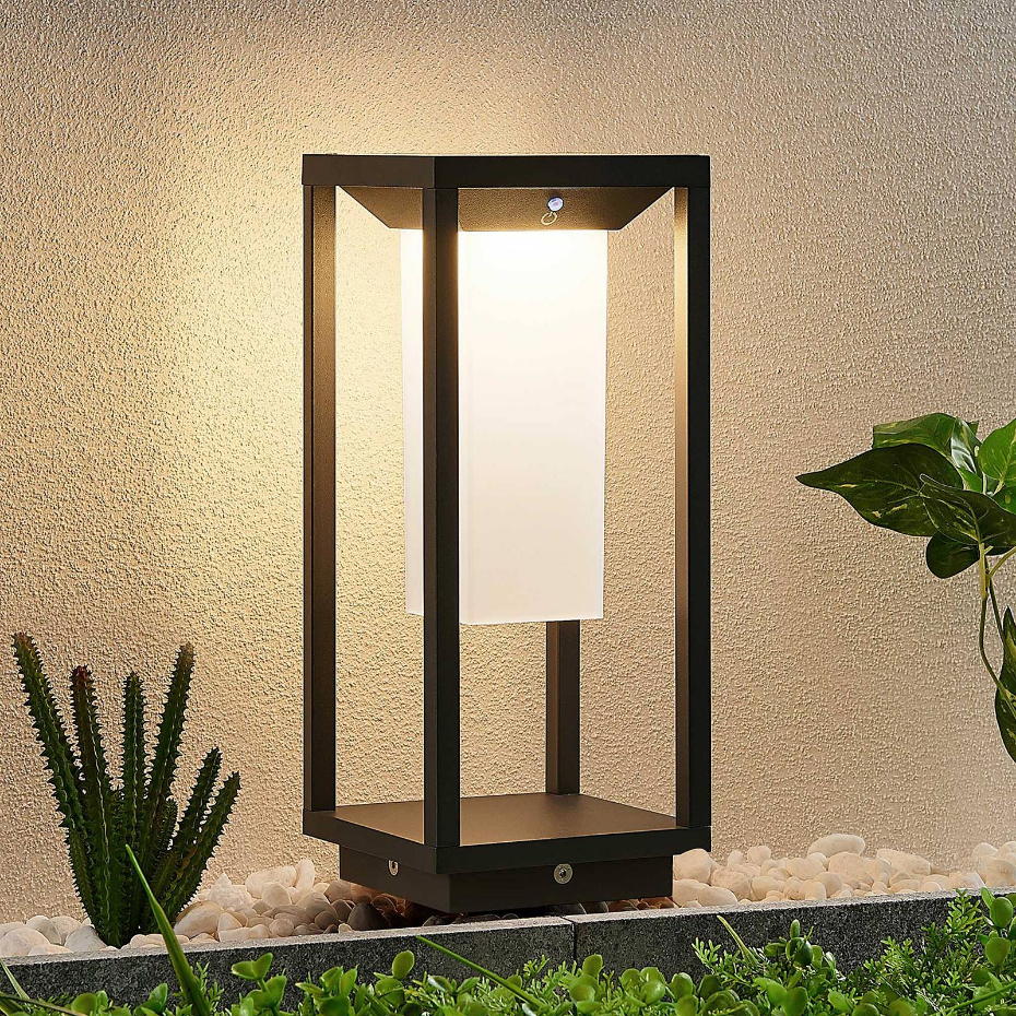 Lampe solaire en verre moderneLED, Eliel