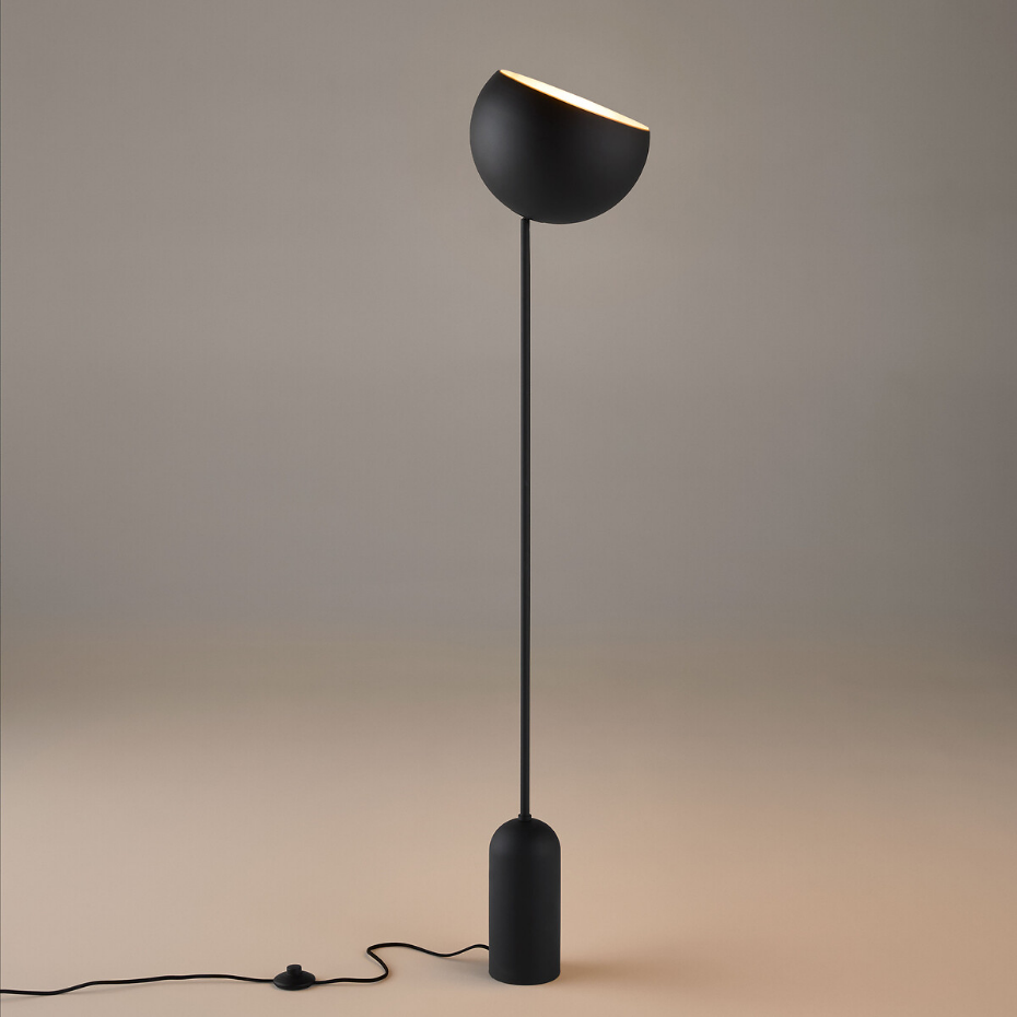 Lampadaire orientable en métal fer, Zinor