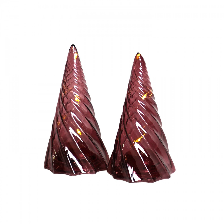 Lot de 2 sapins LED Vilma