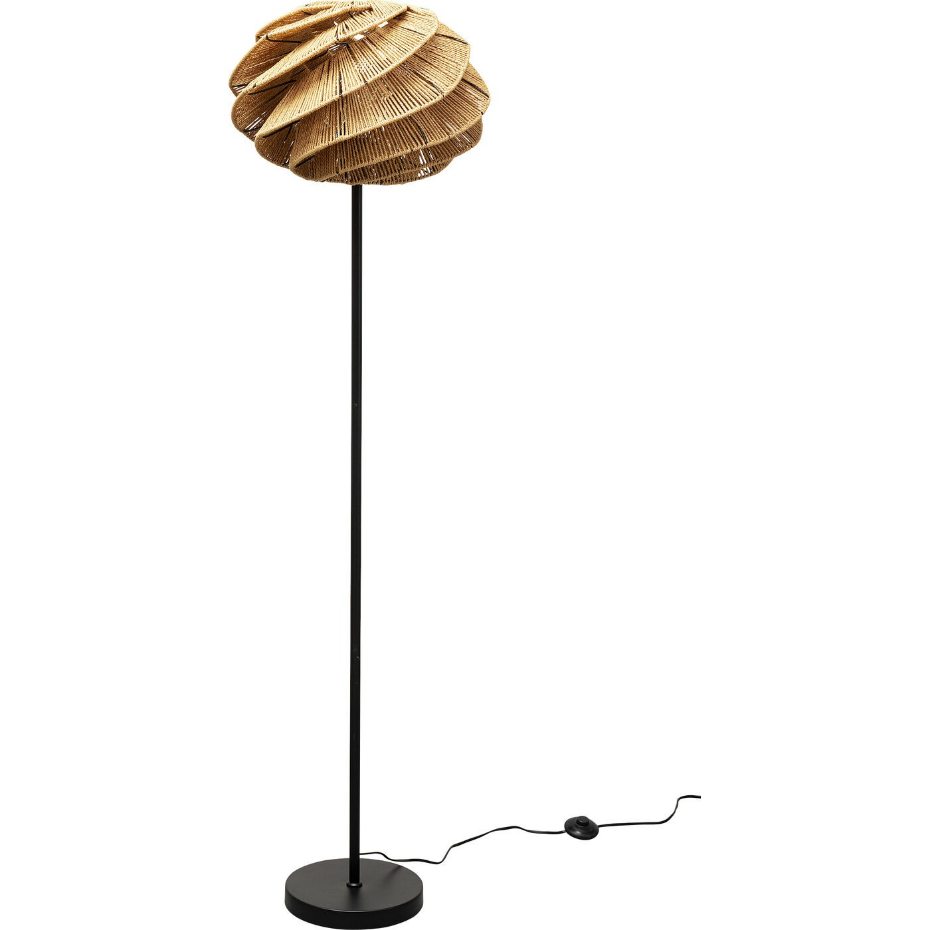 Lampadaire en rotin, ALOHA WHIRL