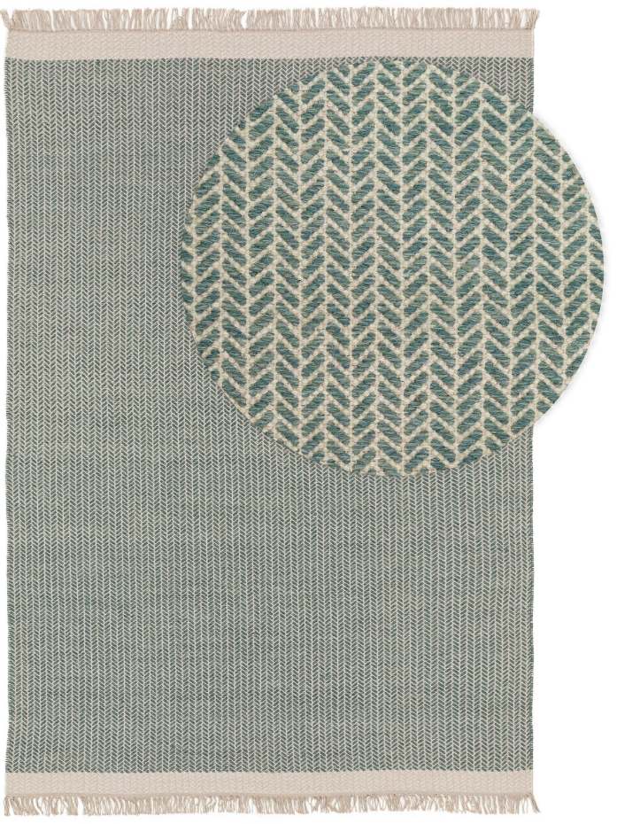 Tapis de laine tissé main KIM