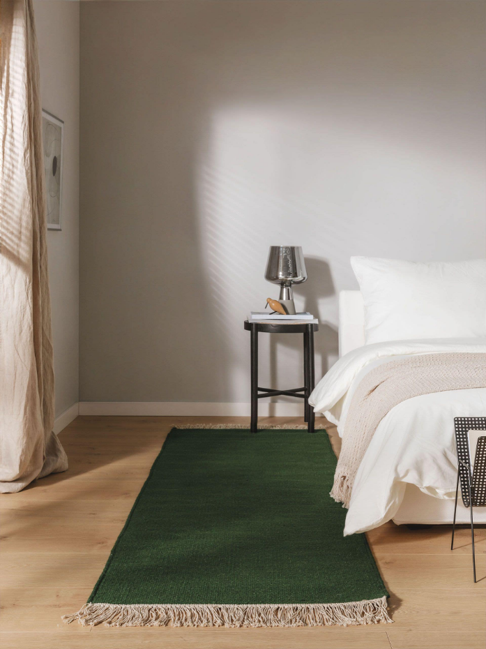 Tapis de couloir en laine tissé main LIV