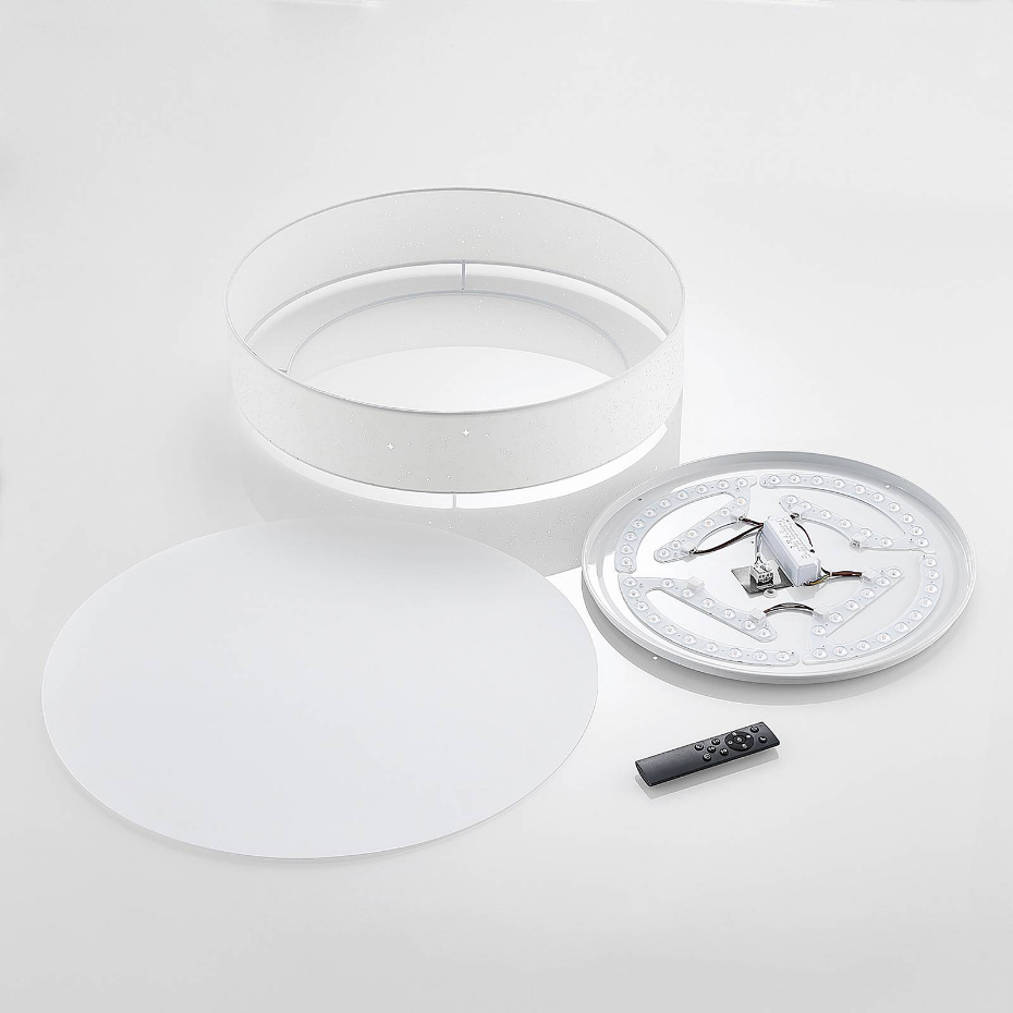 Plafonnier en textile moderneLED, Ellamina