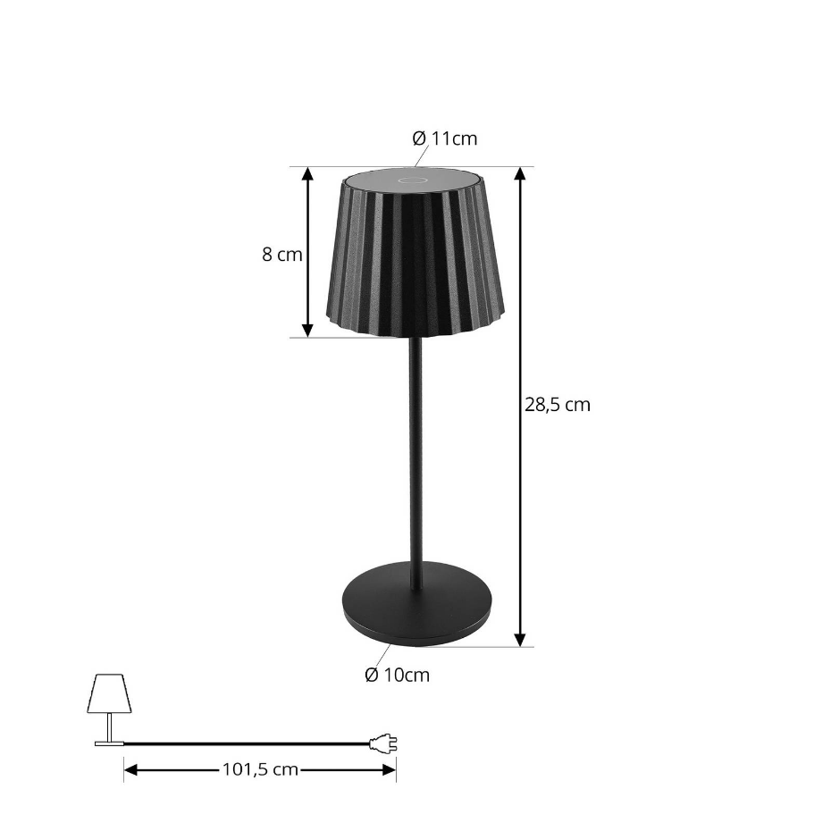 Luminaire de terrasse en aluminium moderneLED