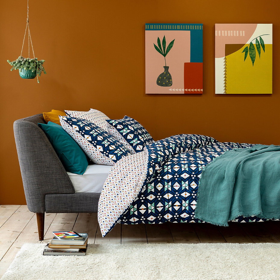 Descente de lit shaggy, aspect laineux, Afaw