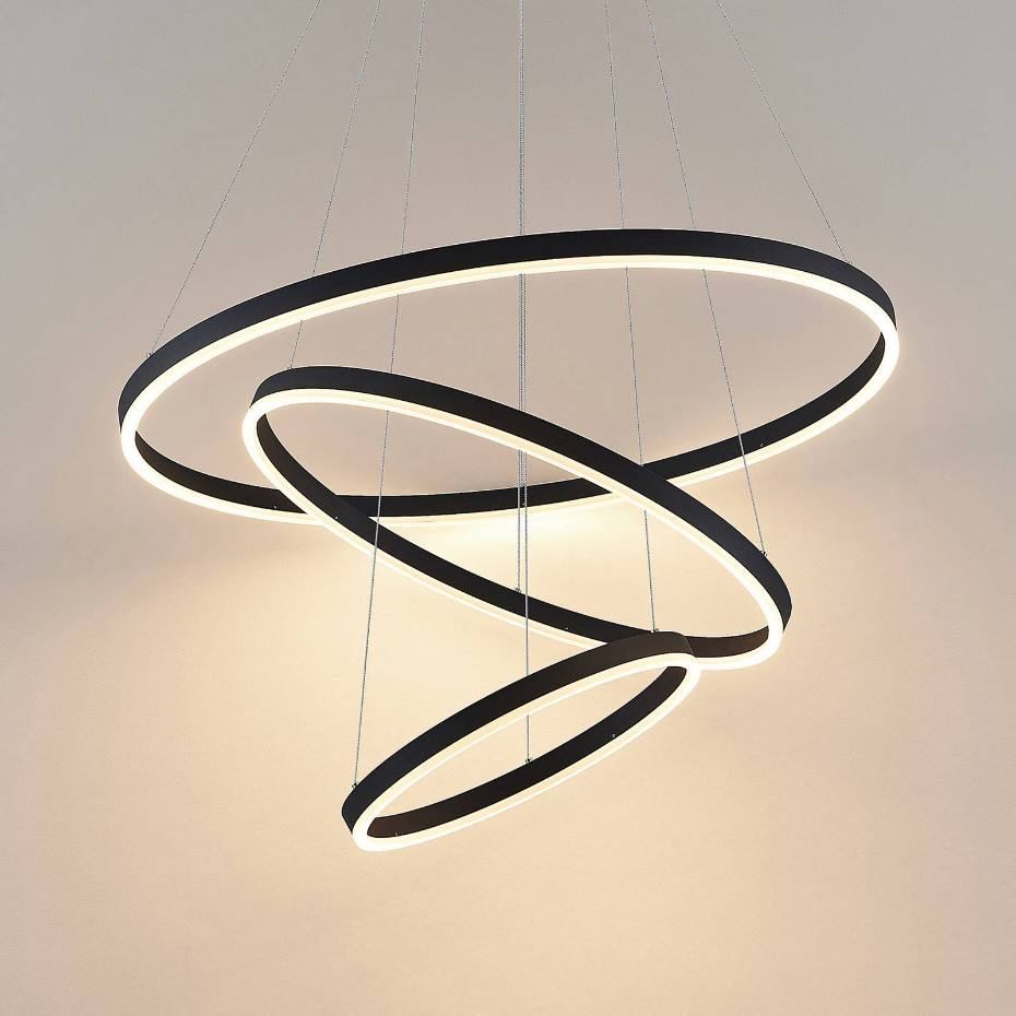 Suspension en métal moderneLED, Albiona