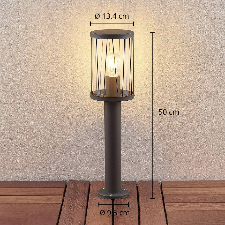 Luminaire extérieur en inox moderne, Yonan