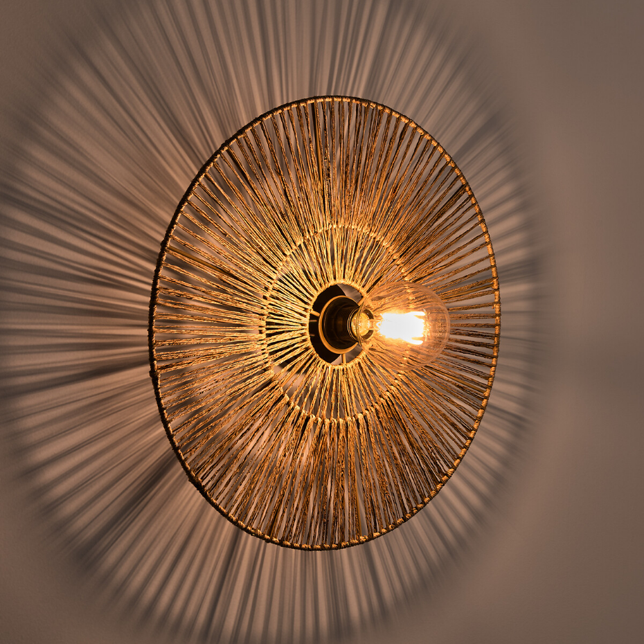 Applique ou plafonnier, rond, diamètre 50 cm, YAKU