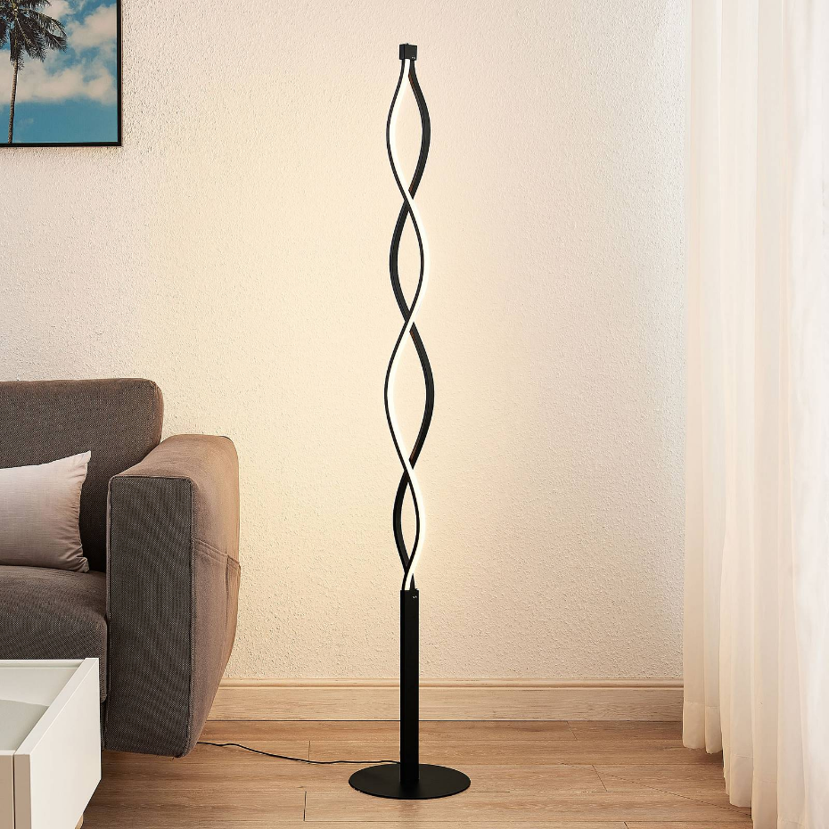Lampadaire en métal moderneLED, Welina