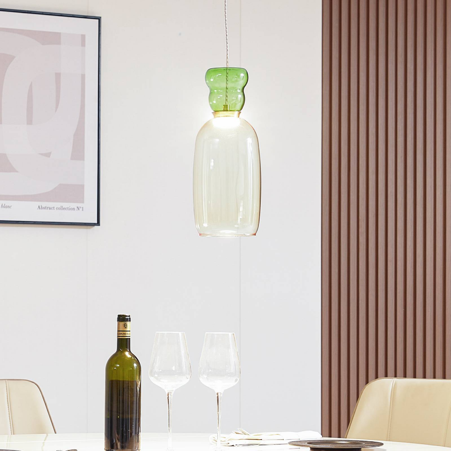 Suspension en verre jeunesLED, Fay