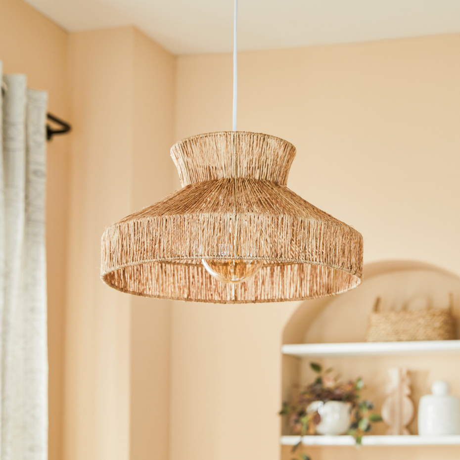 Suspension jute tressée ZELIA