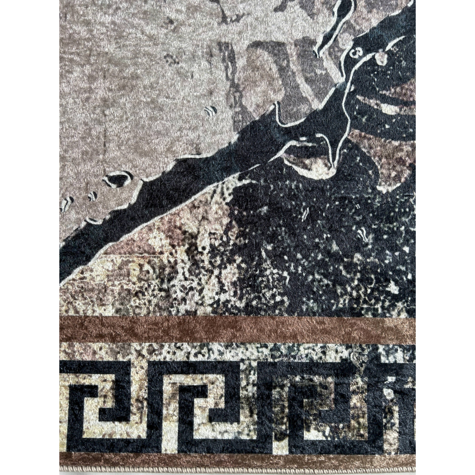 Tapis rectangulaire en polyester imprimé STAMPA