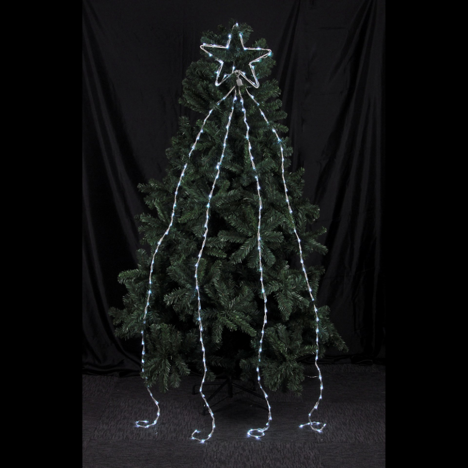 Tombée Étoilée 180 LED Blanc