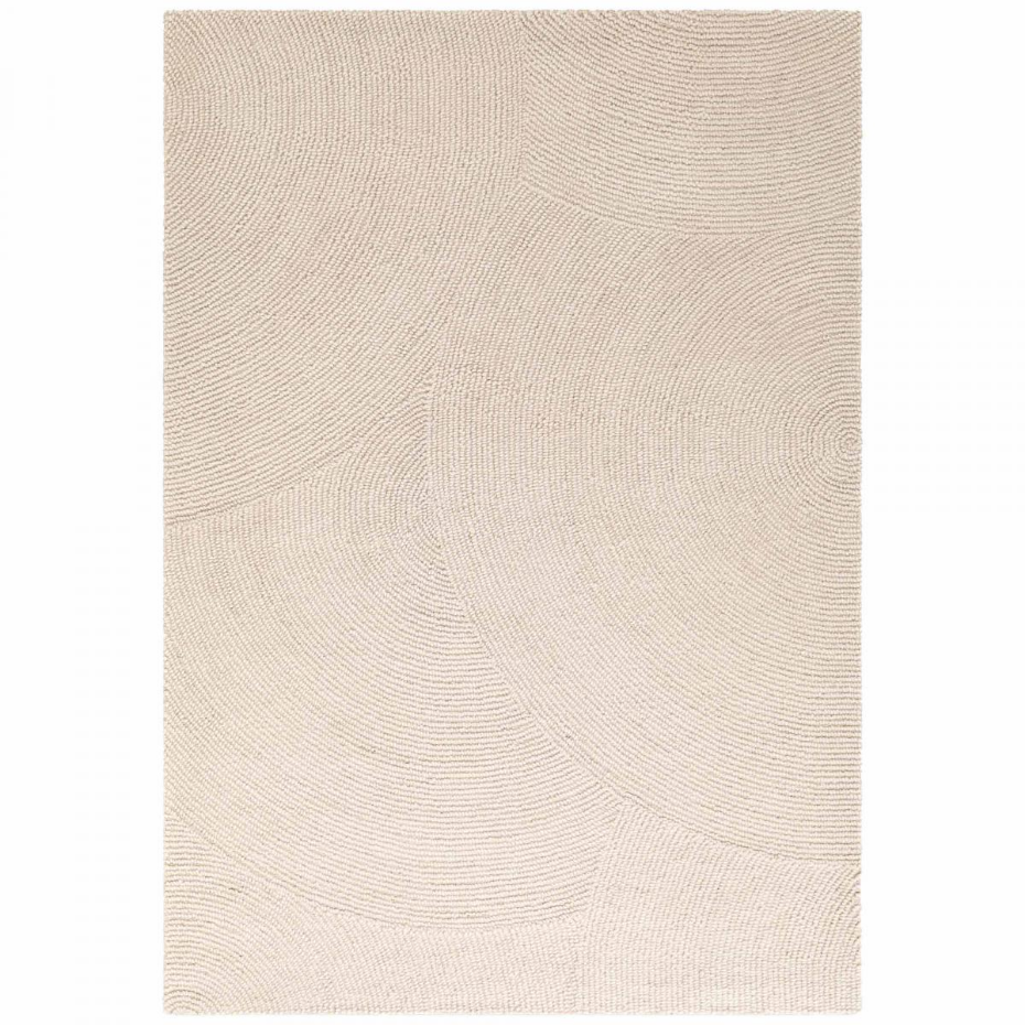 Tapis rond ELENI Faux uni