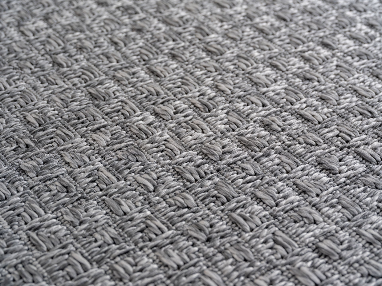 Tapis intérieur extérieur tissé uni NEREA