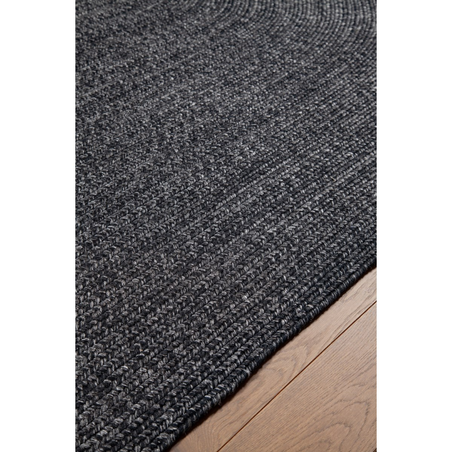 Tapis rond ou oval style jute intérieur extérieur JUTY