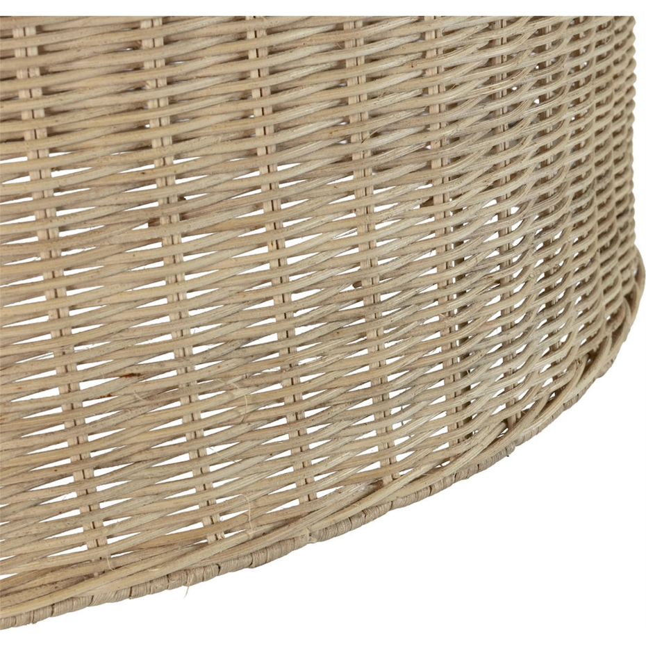 Suspension ronde en rotin pour intérieur