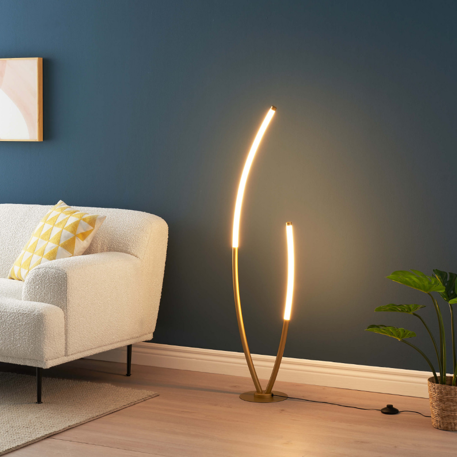 Lampadaire design avec LED intégrée - MOA