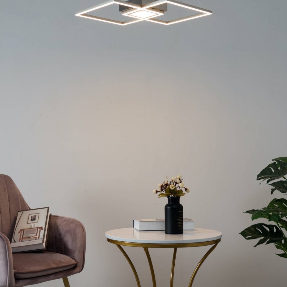 Plafonnier LED dimmable rectangles - ELIZA