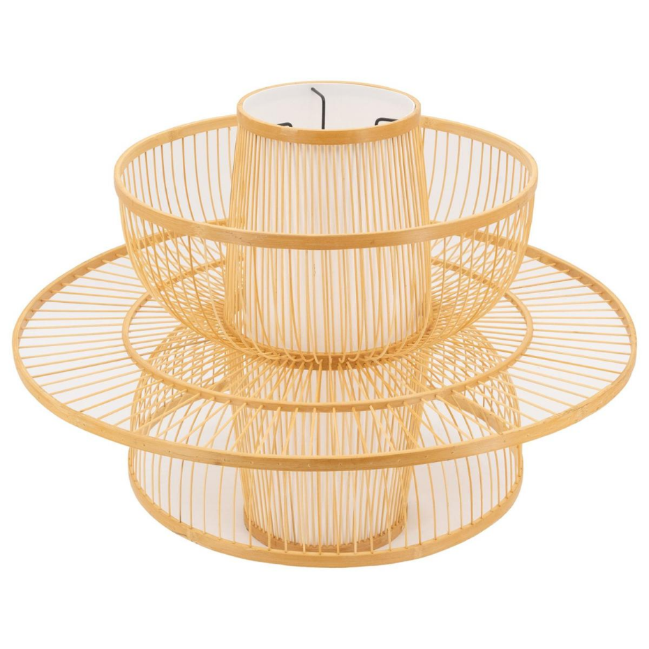 Abat-jour seul design en bambou naturel