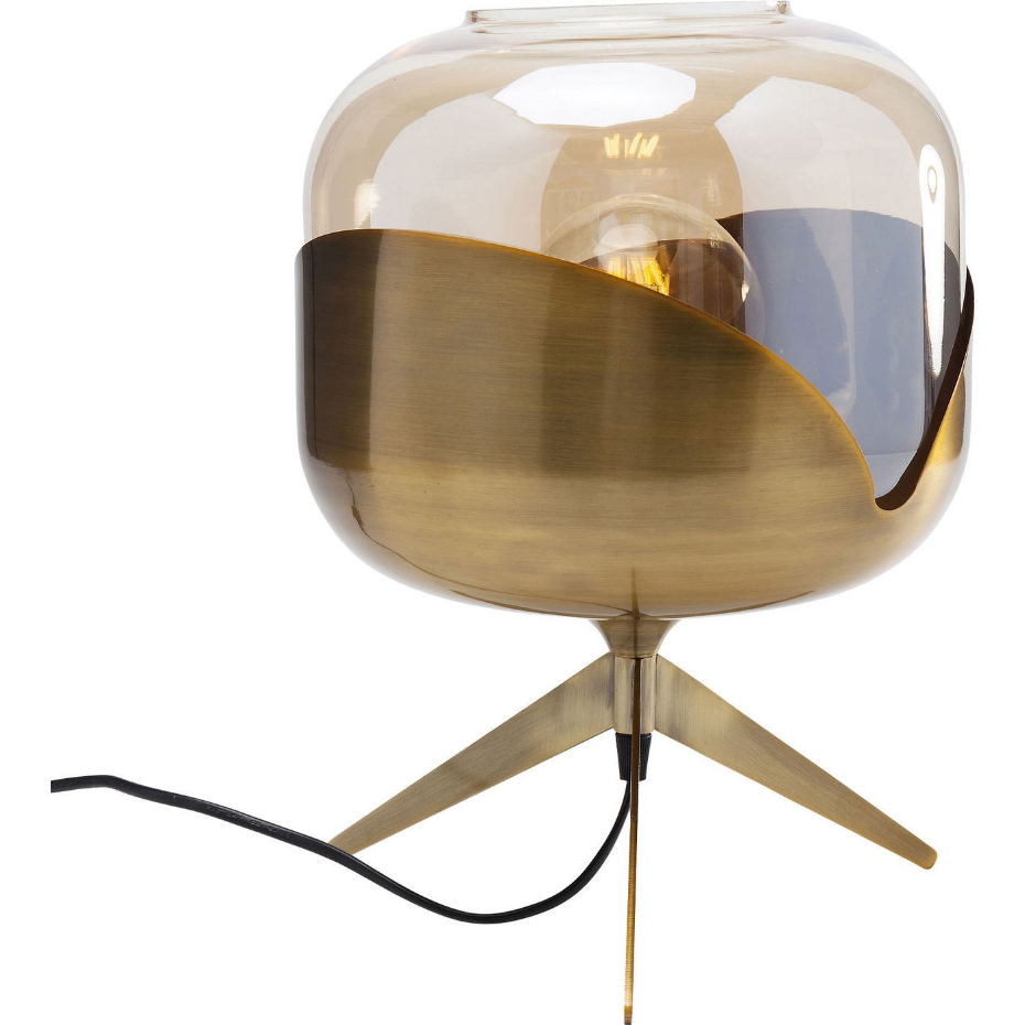 Lampe en verre et acier, GOBLET BALL