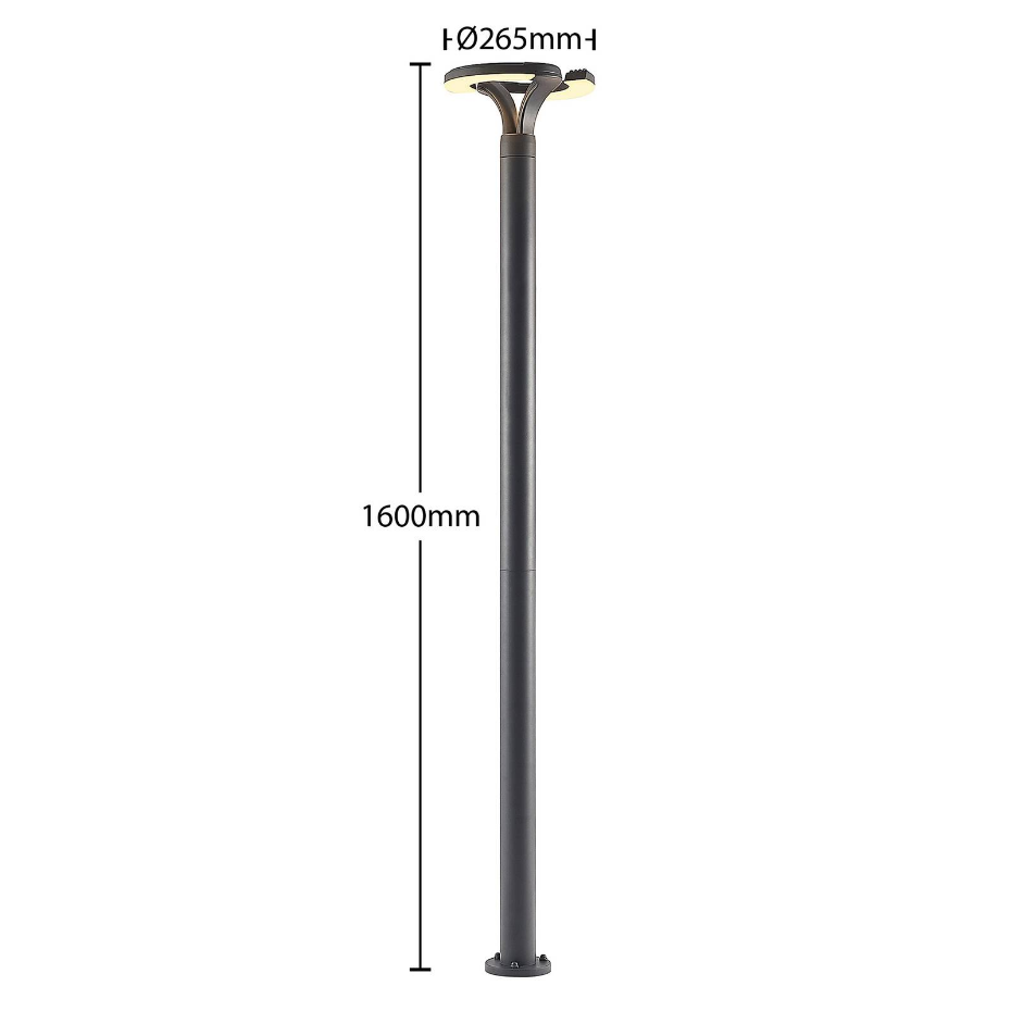Lampadaire extérieur en aluminium moderneLED