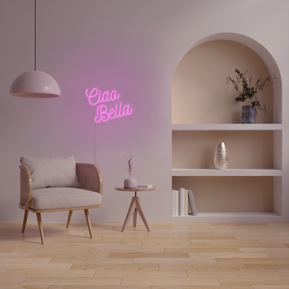 Eclairage néon CIAO BELLA